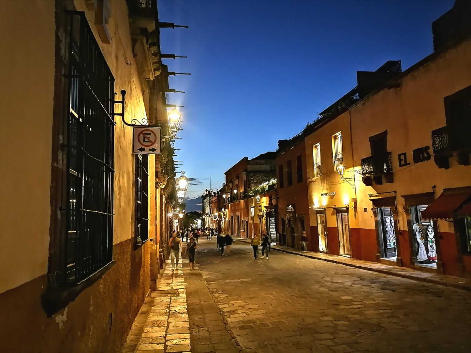 Foto de la Calle San Francisco en San Miguel de Allende.