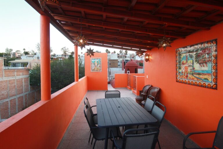 Foto de la terraza de la Casa Bellavista.